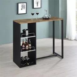IDIMEX Bartisch PIAVA Mit Regal Wildeiche Optik -Sideboards Verkäufe 13156 1