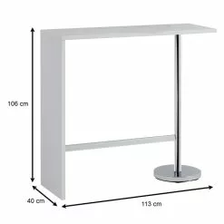 IDIMEX Bartisch RICARDO In Weiß -Sideboards Verkäufe 13198 5