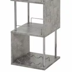 IDIMEX Bartisch VIGANDO Grau Mit Betonoptik Und Chrom -Sideboards Verkäufe 13230 4 N1