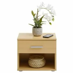 CARO-Möbel Nachttisch MARY Buchefarben Mit Schublade -Sideboards Verkäufe 13605 2