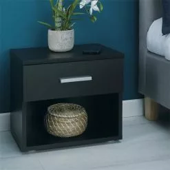 CARO-Möbel Nachttisch MARY Im 2er Set In Schwarz -Sideboards Verkäufe 13607 1 N1 1