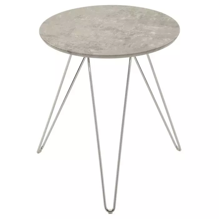 IDIMEX Beistelltisch BENNO Rund Betonoptik 3 IDIMEX Beistelltisch BENNO Rund Betonoptik – Bild 3