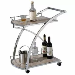 IDIMEX Servierwagen EVOLUTION In Wildeiche Und Chrom