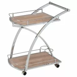 IDIMEX Servierwagen EVOLUTION In Wildeiche Und Chrom -Sideboards Verkäufe 13808 2