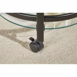 IDIMEX Servierwagen VEGA In Schwarz/Klarglas -Sideboards Verkäufe 13814 A6