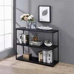 IDIMEX Regal SENDAI Mit 3 Ablageflächen In Schwarz -Sideboards Verkäufe 13818 1