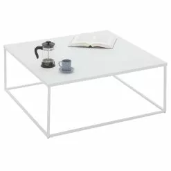 IDIMEX Couchtisch HILAR 80 X 80 Cm, Weiß