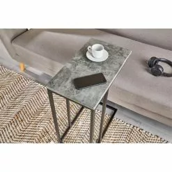 IDIMEX Beistelltisch DEBORA Rechteckig In Beton Dunkel -Sideboards Verkäufe 13846 A1