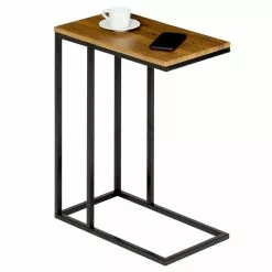 IDIMEX Beistelltisch DEBORA Rechteckig In Wildeiche Dunkel