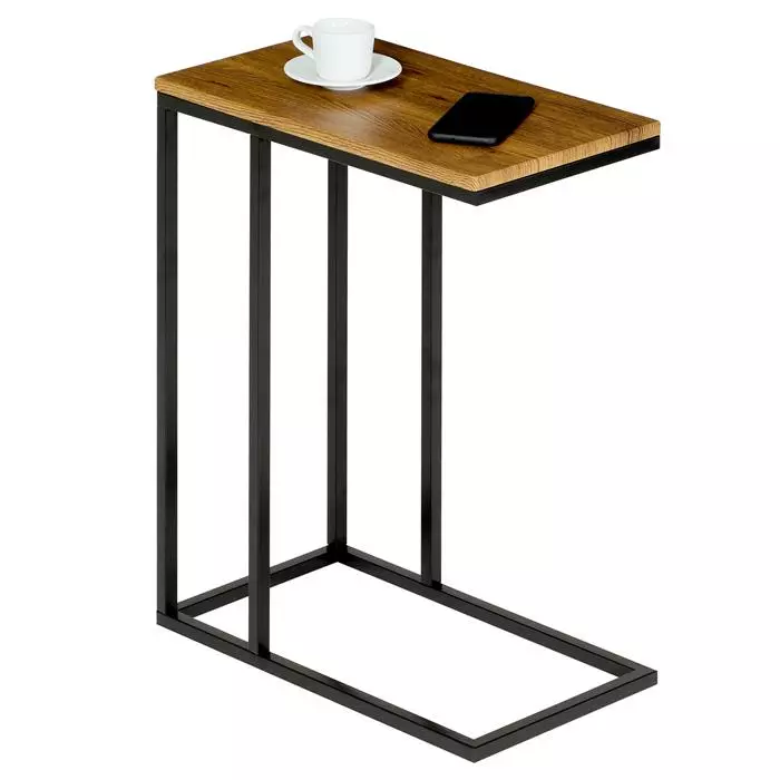 IDIMEX Beistelltisch DEBORA Rechteckig In Wildeiche Dunkel 1 IDIMEX Beistelltisch DEBORA Rechteckig In Wildeiche Dunkel