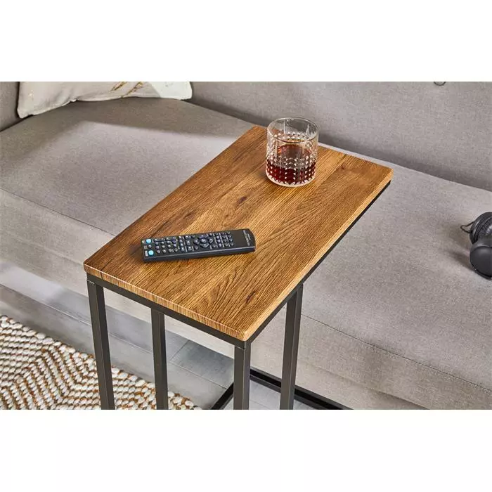 IDIMEX Beistelltisch DEBORA Rechteckig In Wildeiche Dunkel 3 IDIMEX Beistelltisch DEBORA Rechteckig In Wildeiche Dunkel – Bild 3