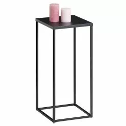IDIMEX Blumenständer FLORA Aus Metall Tischplatte In Schwarz