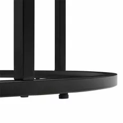 IDIMEX Couchtisch VASTO Rund In Schwarz Und Wildeiche -Sideboards Verkäufe 13907 4