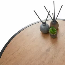 IDIMEX Couchtisch VASTO Rund In Schwarz Und Wildeiche -Sideboards Verkäufe 13907 5