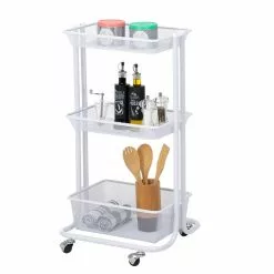 IDIMEX Küchenwagen VALIENTE Mit 3 Körben In Weiß -Sideboards Verkäufe 13925 4