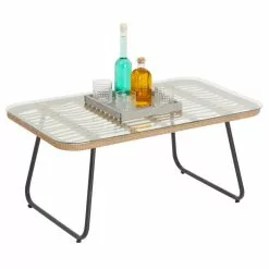 IDIMEX Beistelltisch BOREAL Mit Polyrattan