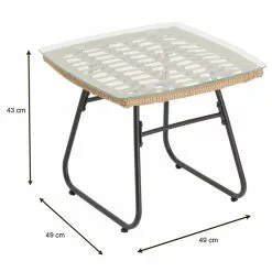 IDIMEX Beistelltisch COSTA Mit Polyrattan Rund -Sideboards Verkäufe 13946 5