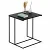 IDIMEX Beistelltisch VITORIO Rechteckig In Schwarz