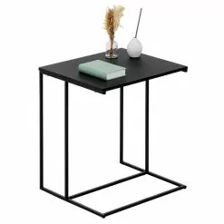 IDIMEX Beistelltisch VITORIO Rechteckig In Schwarz