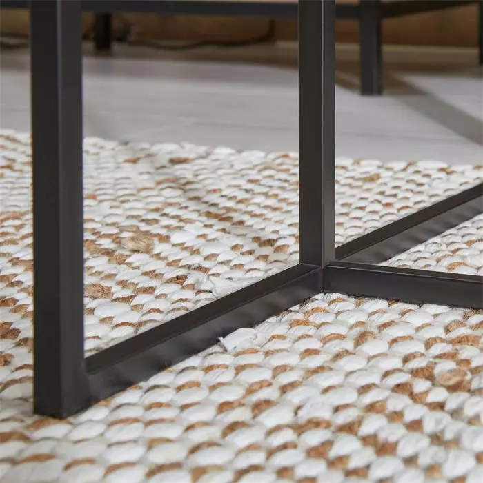 IDIMEX Beistelltisch VITORIO Rechteckig In Schwarz 4 IDIMEX Beistelltisch VITORIO Rechteckig In Schwarz – Bild 4