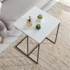 IDIMEX Beistelltisch VITORIO Rechteckig In Weiß/schwarz -Sideboards Verkäufe 13958 AC3