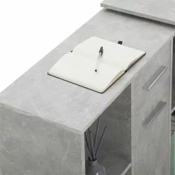 IDIMEX Eckschreibtisch CARMEN Mit Regalteil, Betonoptik -Sideboards Verkäufe 14705 2 N2