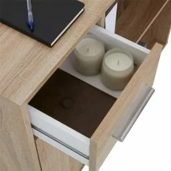 IDIMEX Eckschreibtisch ISOTTA Mit Regal In Sonoma Eiche -Sideboards Verkäufe 14711 3 N