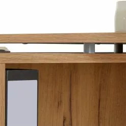 IDIMEX Eckschreibtisch ISOTTA Mit Regal In Wildeiche/Beton Dunkel -Sideboards Verkäufe 14715 8 N