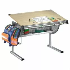 IDIMEX Kinderschreibtisch MARIO, Höhenverstellbar In Buche Dekor