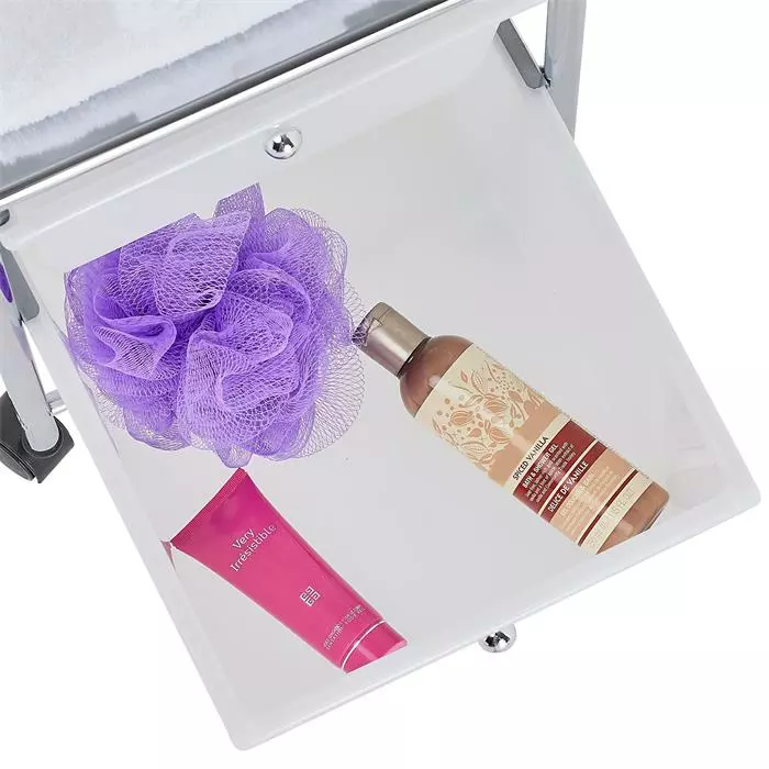 IDIMEX Rollcontainer GINA Mit 2 Schubladen In Weiß Transparent 4 IDIMEX Rollcontainer GINA Mit 2 Schubladen In Weiß Transparent – Bild 4