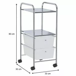 IDIMEX Rollcontainer GINA Mit 2 Schubladen In Weiß Transparent 11 IDIMEX Rollcontainer GINA Mit 2 Schubladen In Weiß Transparent -Sideboards Verkäufe 16014 5 N1