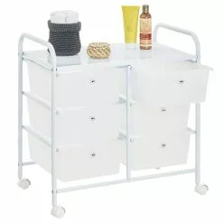 IDIMEX Rollcontainer GINA Mit 3+3 Schubladen In Weiß -Sideboards Verkäufe 16038 2 N