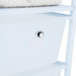 IDIMEX Rollcontainer GINA, 3 Schubladen Und 2 Böden In Weiß/transparent -Sideboards Verkäufe 16039 4 N