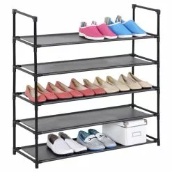 IDIMEX Stoffregal Schuhregal WILLY, 5 Böden