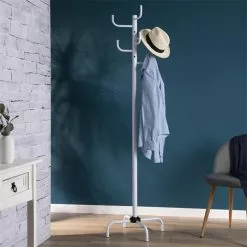 IDIMEX Kleiderständer KAKTUS Mit 8 Haken In Weiß -Sideboards Verkäufe 18200 A0 N1