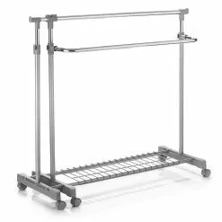 IDIMEX Rollgarderobe LONDON Chrom/grau Höhenverstellbar 8 IDIMEX Rollgarderobe LONDON Chrom/grau Höhenverstellbar -Sideboards Verkäufe 18230 3 N1