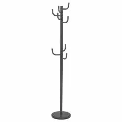 IDIMEX Kleiderständer MILA Mit 8 Kleiderhaken In Grau