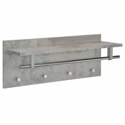 IDIMEX Wandgarderobe ULF In Betonoptik / Chrom -Sideboards Verkäufe 18283 2