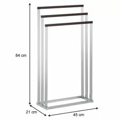 IDIMEX Handtuchhalter EDOARDO Mit 3 Handtuchstangen In Nussbaum -Sideboards Verkäufe 18350 3
