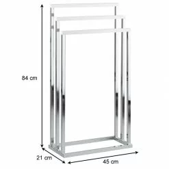 IDIMEX Handtuchhalter EDOARDO Mit 3 Handtuchstangen In Weiß -Sideboards Verkäufe 18351 4