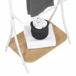 IDIMEX Handtuchhalter EDY Mit 5 Handtuchstangen Weiß/Sonoma Eiche -Sideboards Verkäufe 18370 2 N