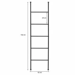 IDIMEX Handtuchhalter CASTEL 5 Stangen In Schwarz -Sideboards Verkäufe 18372 5