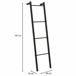 IDIMEX Handtuchhalter BERTOLA Aus Metall In Schwarz -Sideboards Verkäufe 18378 5