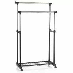 IDIMEX Garderobenwagen GROSSO, Höhenverstellbar Schwarz -Sideboards Verkäufe 18455 3 N1