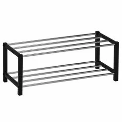 IDIMEX Schuhregal DUBLIN Mit 2 Böden, Schwarz -Sideboards Verkäufe 18461 2