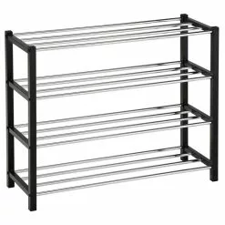 IDIMEX Schuhregal DUBLIN Mit 4 Böden In Schwarz -Sideboards Verkäufe 18467 2 N1