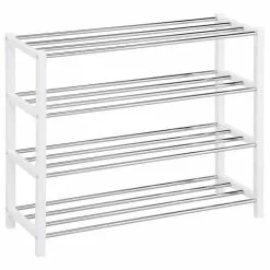 IDIMEX Schuhregal DUBLIN Mit 4 Böden In Weiß -Sideboards Verkäufe 18468 2