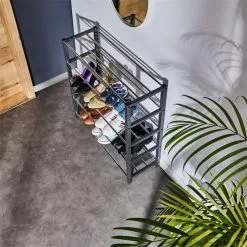 IDIMEX Schuhregal DUBLIN Mit 5 Böden In Grau -Sideboards Verkäufe 18472 A0 N2