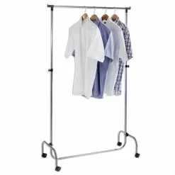 IDIMEX Garderobenwagen TIGER, Höhenverstellbar Alu