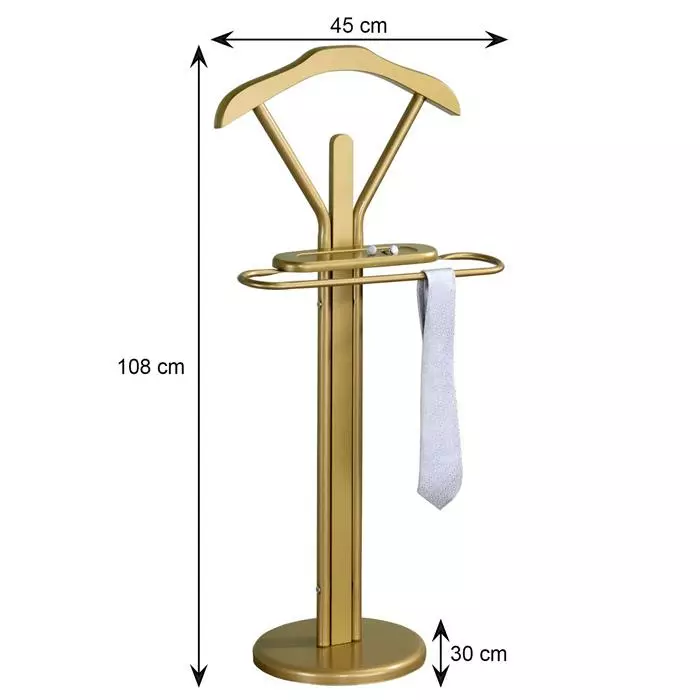 IDIMEX Herrendiener FABIO Goldfarben 3 IDIMEX Herrendiener FABIO Goldfarben – Bild 3